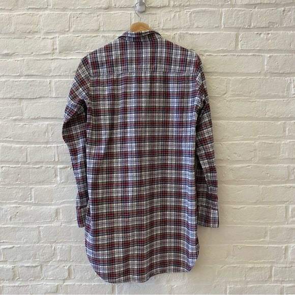 Frank & Eileen || Grayson Plaid Flannel Button Down Blue Red Small