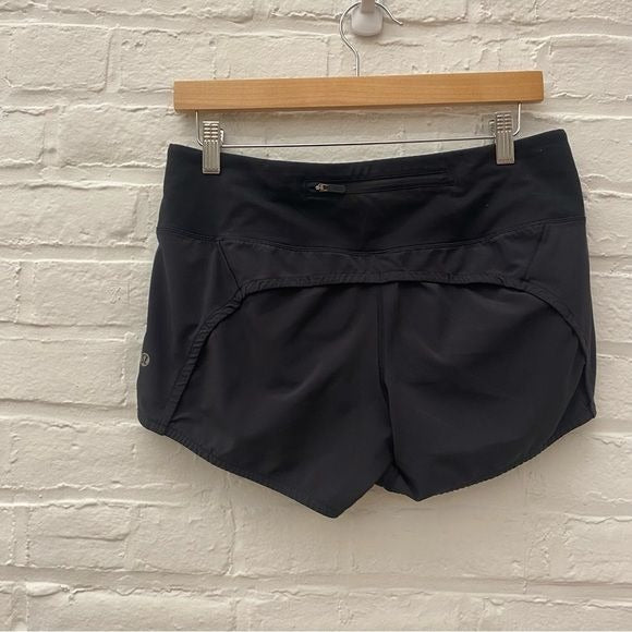 Lululemon || Run Times Short II 4" Black 6