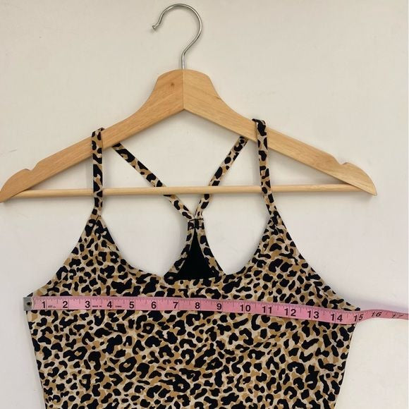 Outdoor Voices || The Exercise Dress Leopard Print Small