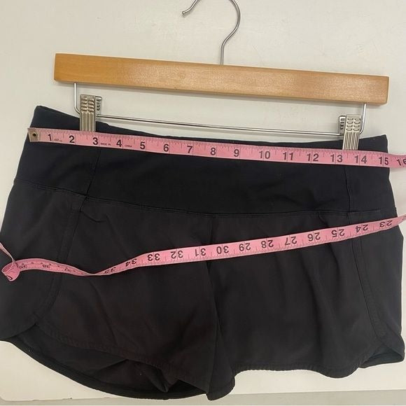 Lululemon || Run Times Short II 4" Black 6