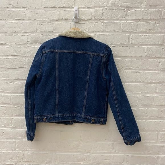 Levi’s || Original Sherpa Trucker Jacket Denim Blue Large