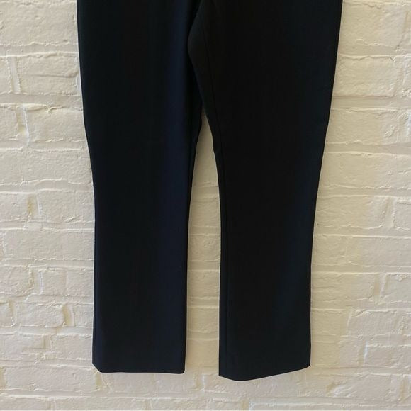 MM Lafleur || Stretch Crop Flare Dress Pants Trousers Office Black 6