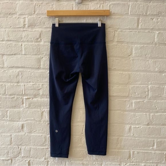 Lululemon || Wunder Train High-Rise Crop 23" True Navy 6