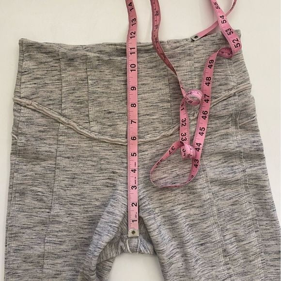 Free People || FP Movement High Rise Hybrid Yoga Leggings Heathered Gray Medium