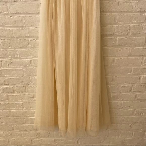 Morning Lavender || Anabelle Tulle Maxi Skirt Ivory Small NWT