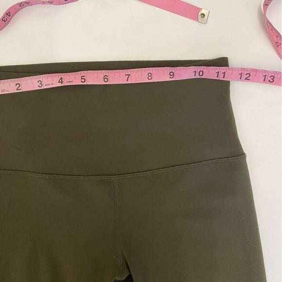 Lululemon || Align Crop 21" Dark Olive Green 4