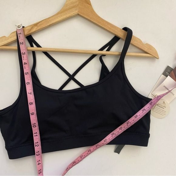 Vuori || Mindset Bra Black Large NWT