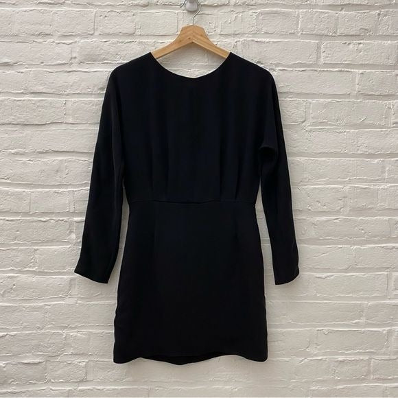 Aritzia || Babaton Samson Dress Black 0 Mini Keyhole