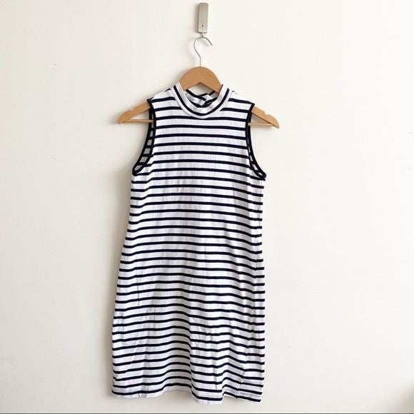 Amour Vert || Nala Striped Button Sleeveless Dress XS