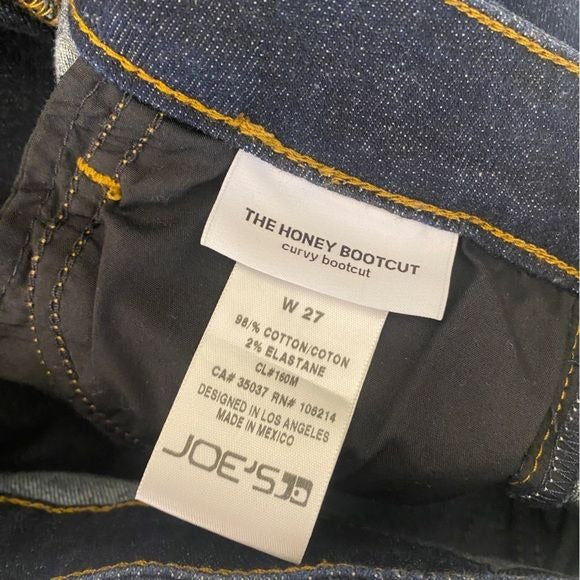 Joe's Jeans || Rikki Curvy Honey Bootcut Mid Rise Jeans Blue 27 NWT