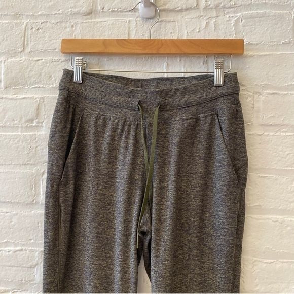 Lululemon || Ready To Rulu Pant 29" Heathered Utilitarian Black Joggers Green 6