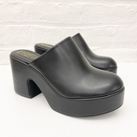 Beach By Matisse || Jayde Platform Clog Mule Black 8