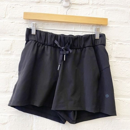 Lululemon || On The Fly Shorts 2.5" Solid Black 4