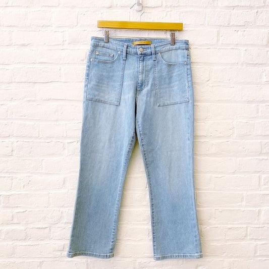 Joe’s Jeans || Callie Utility Pocket High Waist Crop Bootcut Jeans Light Blue 30