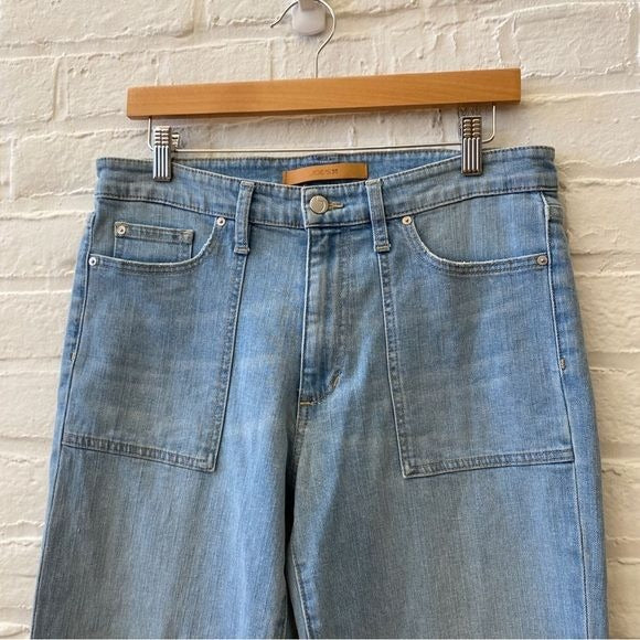 Joe’s Jeans || Callie Utility Pocket High Waist Crop Bootcut Jeans Light Blue 30