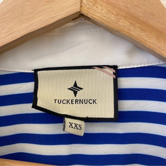 Tuckernuck || Hayes Drop Waist Dress Royal Cobalt Blue Stripe XXS