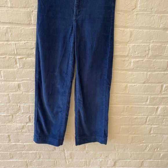 Everlane || Baby Cord Relaxed Straight Pants Corduroy Atlantic Blue 6