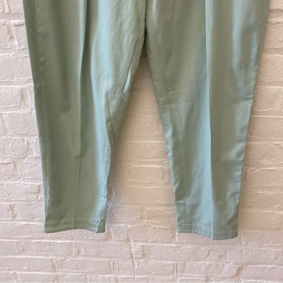 Equipment || The Original Trouser Pleated Tapered Ankle Seafoam Green Large