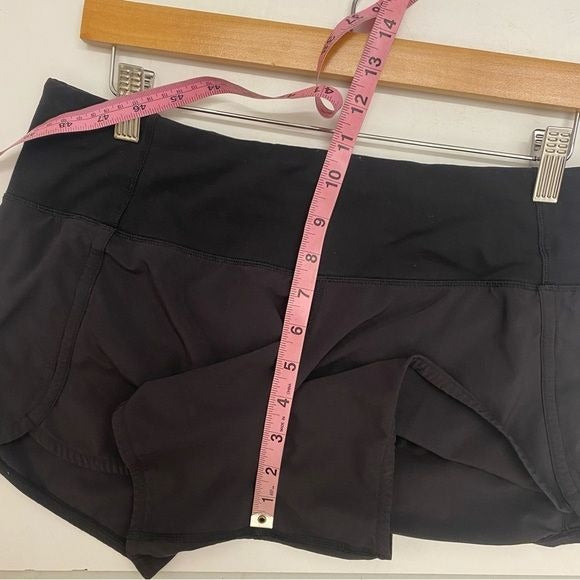 Lululemon || Run Times Short II 4" Black 6