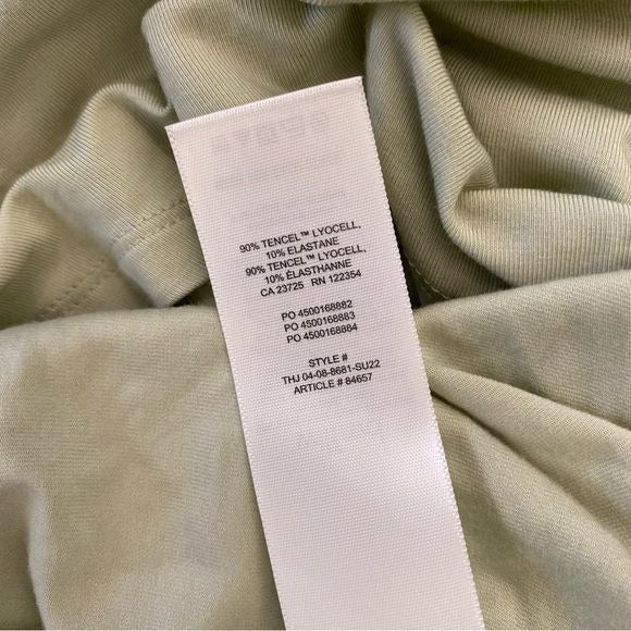 Aritzia || Wilfred Market Midi Jersey Tank Dress Light Green Small