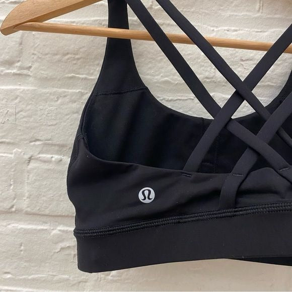 Lululemon || Energy Bra Medium Support B–D CupsSolid Black 6