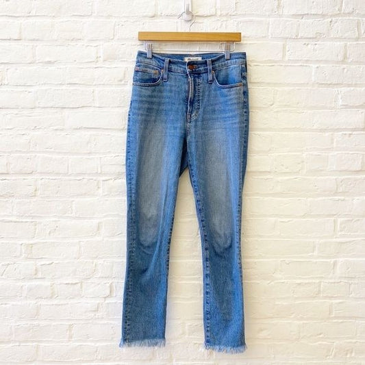 Madewell || The Perfect Vintage Jean in Ainsworth Wash Raw Hem 26