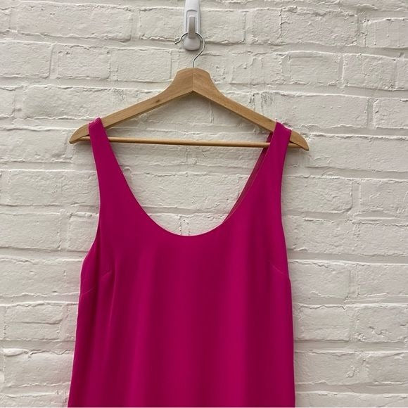 Amanda Uprichard || Soren Dress Drop Waist Mini Hot Pink S NWT