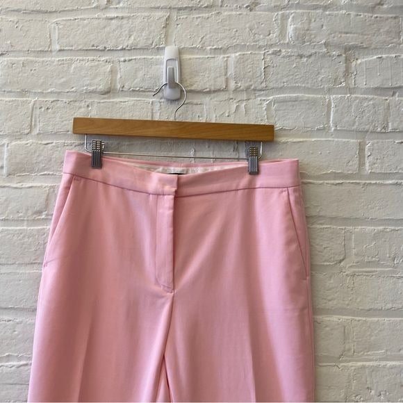 Zara || Tapered Trousers Pants Pink Large