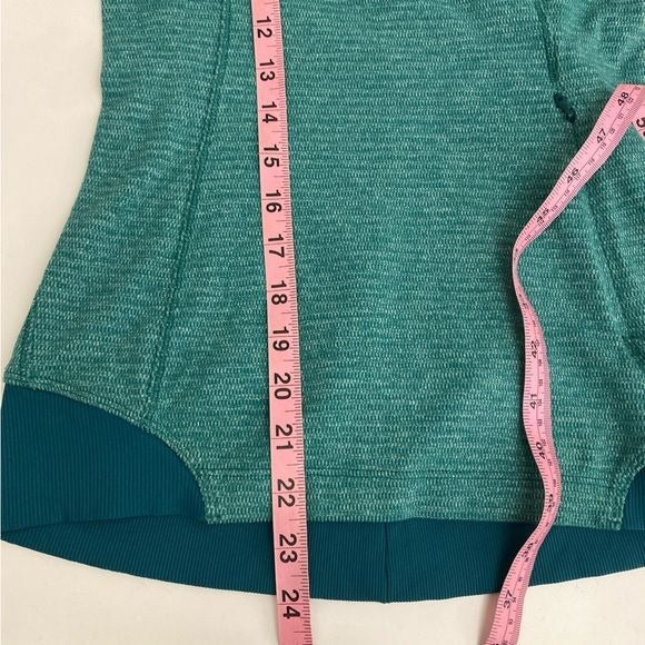 Lululemon || Runderful 1/2 Zip Pullover Long Sleeve Hunter Green Forage Teal 2