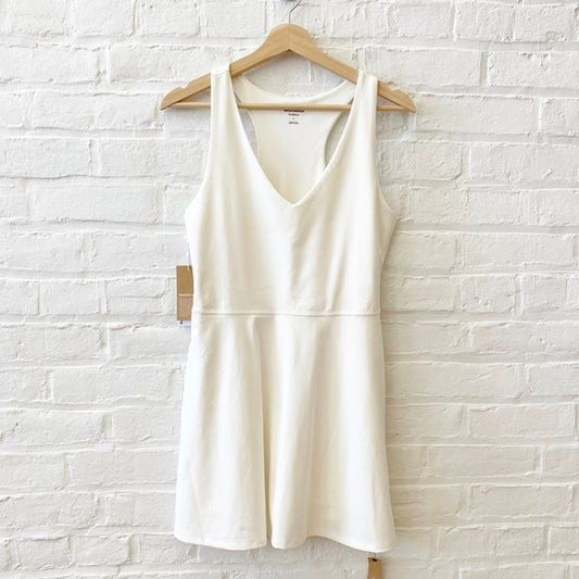 Reformation || Bella Ecomove Active Dress White Large NWT