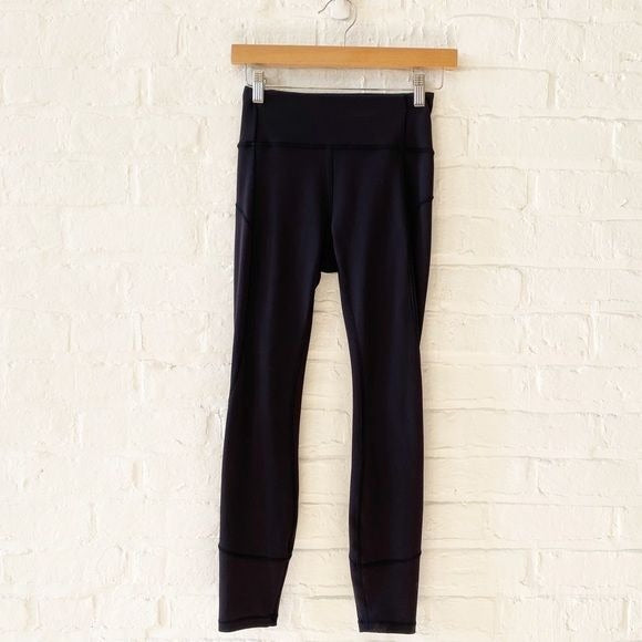 Lululemon || In Movement Tight 25" Everlux Solid Black 4