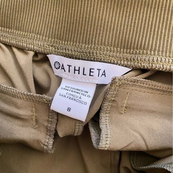 Athleta || Brooklyn Ankle Pant Acacia Olive Green 8