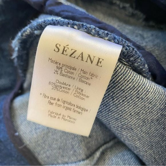 Rome Shorts - Denim - Organic cotton - organic textile - Sézane