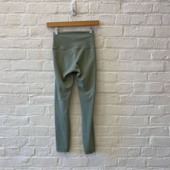 Lululemon || Wunder Train High-Rise Tight 25” in Willow Green 4