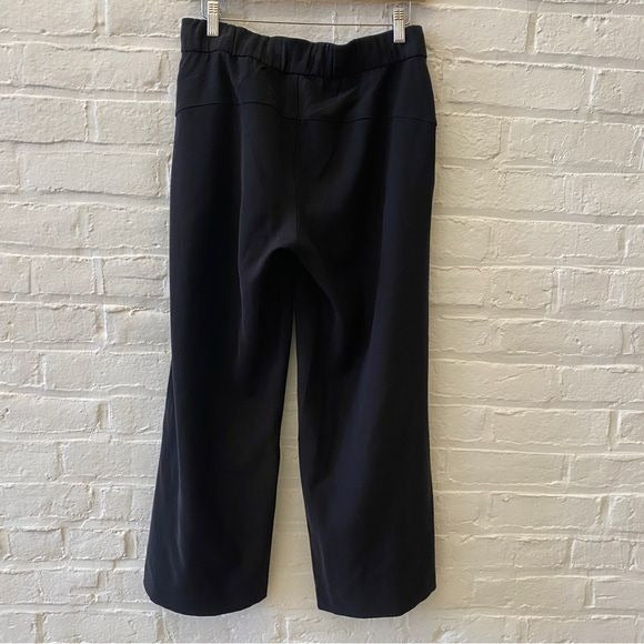 Lululemon || On the Fly Wide-Leg 7/8 Pant Woven Crop Black 6