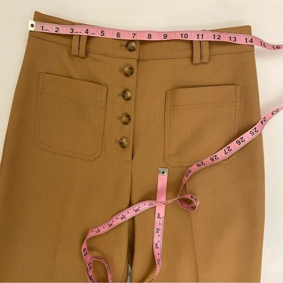 Sezane || Chuck Trousers Pants Camel Tan 38 US 6 NWT