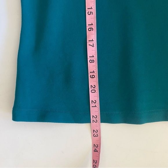 J. Crew || Puff Sleeve Ponte Knit Top Spicy Jade Green Small