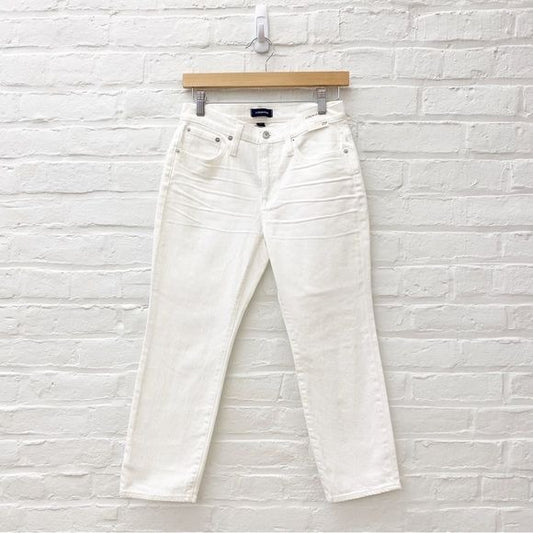 J. Crew || Slim Broken In Boyfriend Jeans White 25P 25 Petite NWT