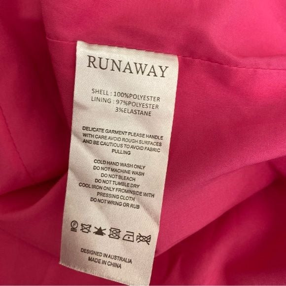 Runaway The Label || Blazer Wrap Mini Dress Hot Pink US 10