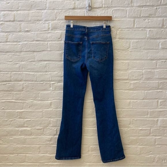 Anthropologie || Pilcro High Rise Stretch Flare Jeans Blue 27