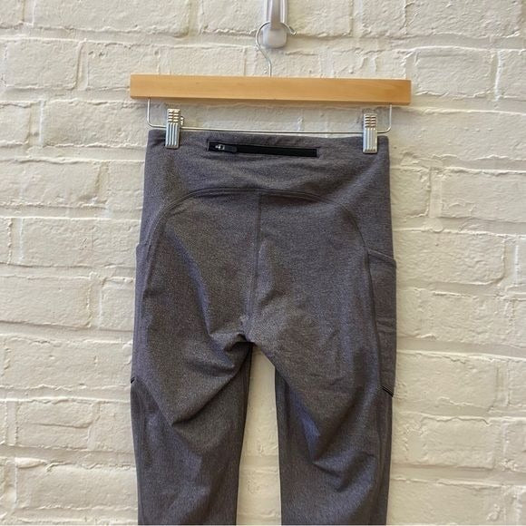 Lululemon || Speed Up Tight 31" in Heathered Black Gray 4 Tall