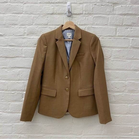 J.Crew || Original Schoolboy Blazer Camel Tan 0