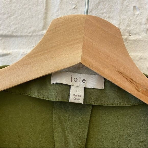 Joie || Cadell Blouse in Fauna Green L