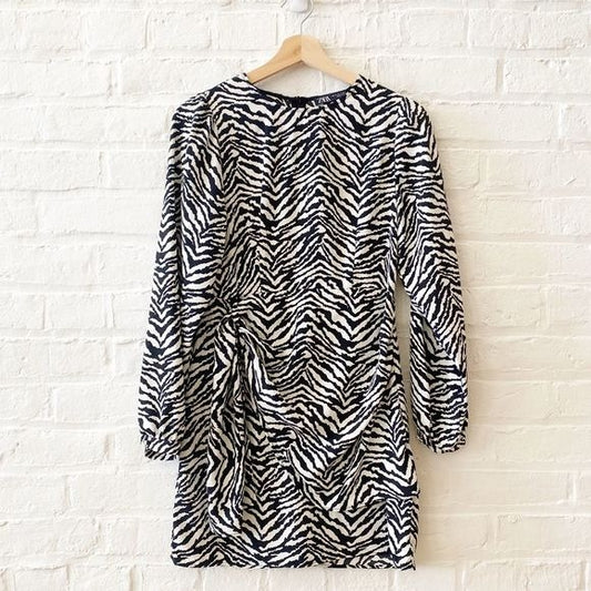 Zara || Zebra Print Mini Dress XS