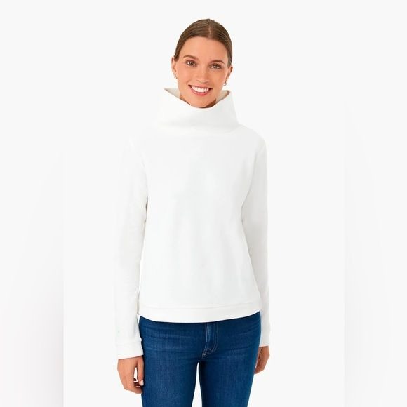 Tuckernuck || Dudley Stephens Park Slope Fleece Pullover Off White Large