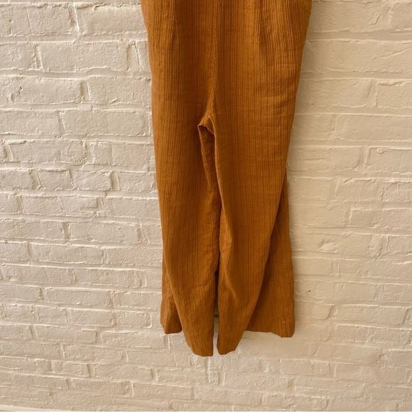 Ace & Jig || Johnny Jumper Tie Shoulder in Umber Yellow Orange Small