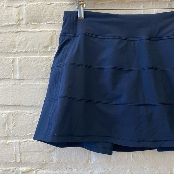 Lululemon || Pace Rival Skirt (Tall) 4 way Stretch 15” in True Navy Blue 8