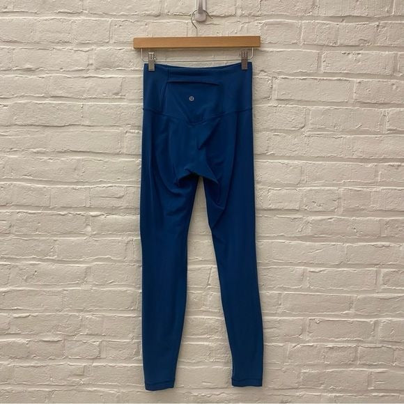 Lululemon || Align Pant Full Length Special Edition Pocket 28" Carbon Blue 6