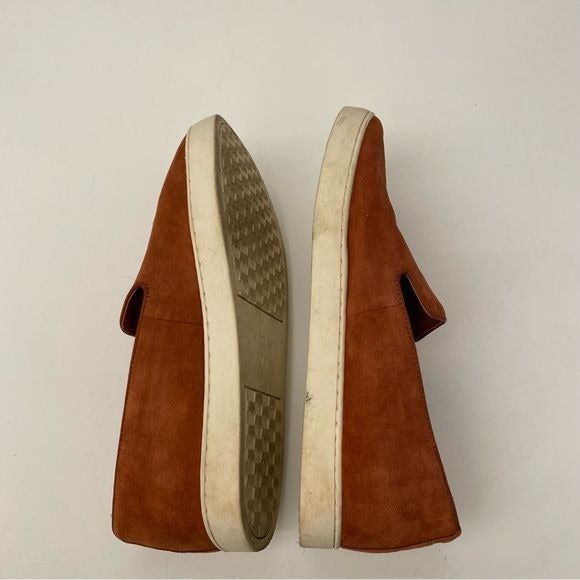 Birdies || The Swift Suede Leather Slip On Loafer Sneakers in Nutmeg 7.5