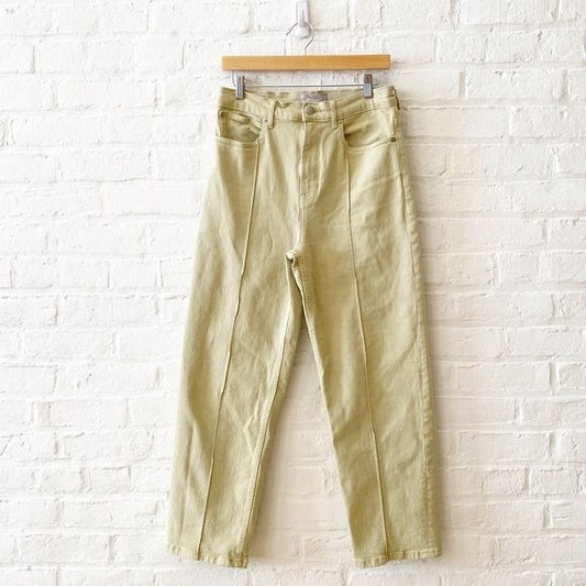 Everlane || Way High Jean in Green Tea Wash Straight Leg 29